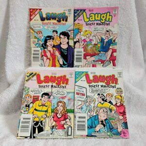Group of 4 Assorted Laugh Digest Magazines by Archie Comics!!